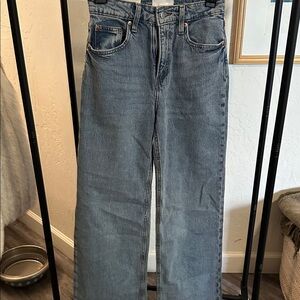 H&M Women's Straight Leg Jeans - Classic Blue